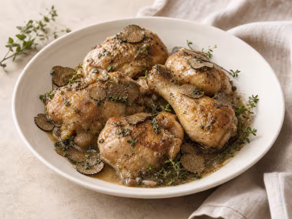Pollo trufado