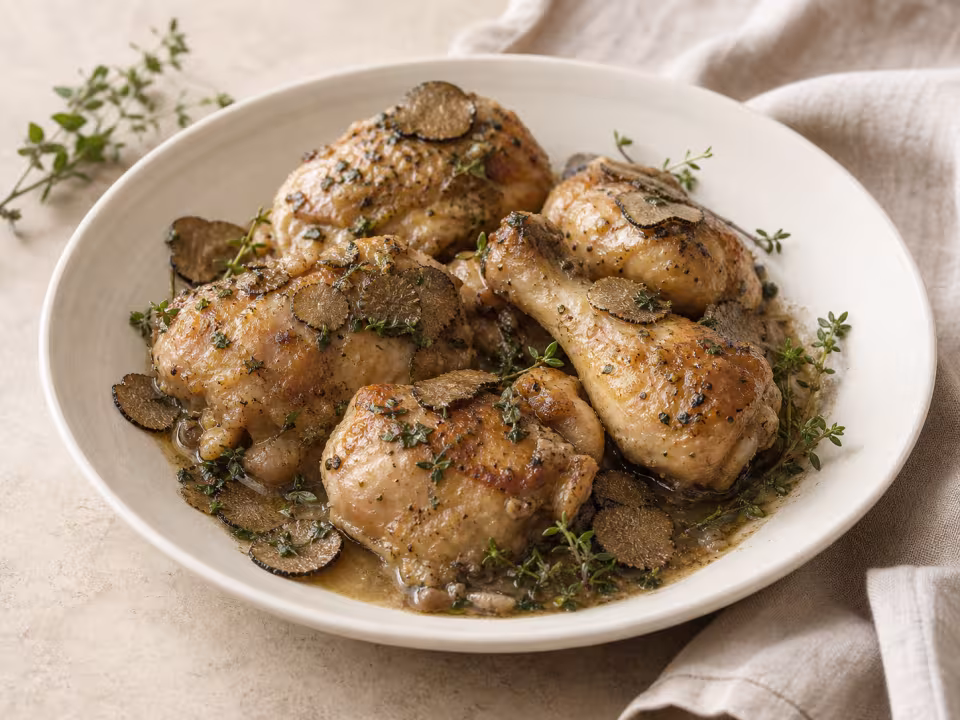 Pollo trufado