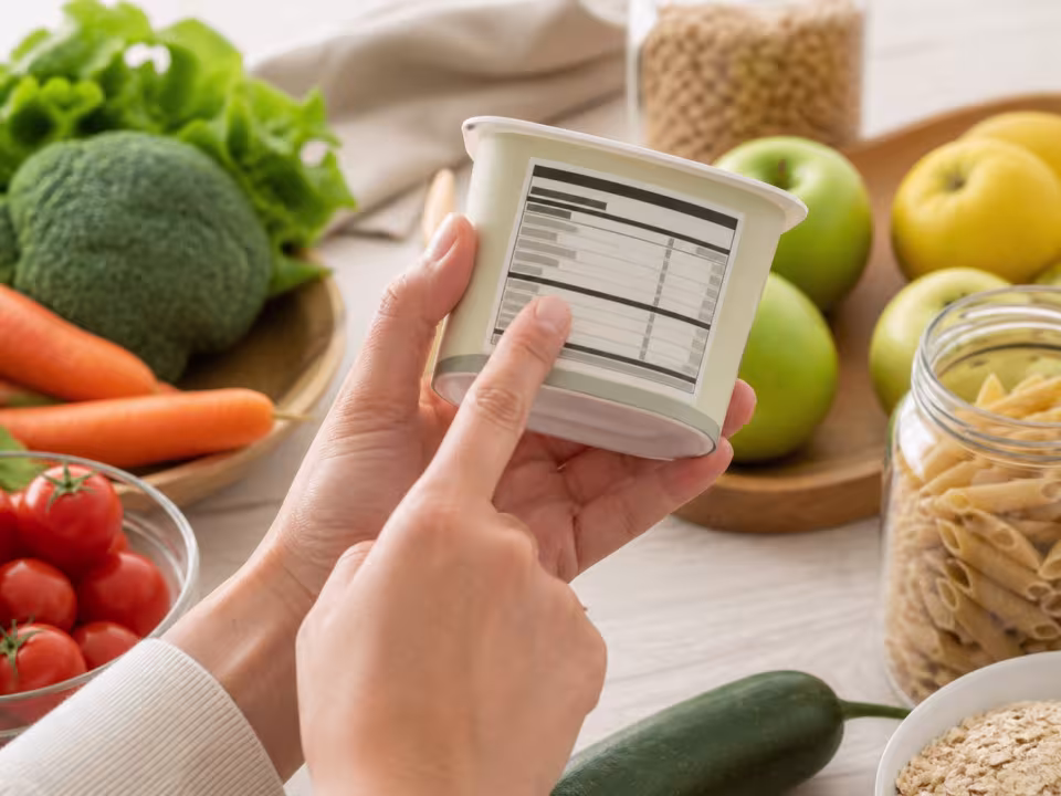 Lectura pr&aacute;ctica de una etiqueta de informaci&oacute;n nutricional