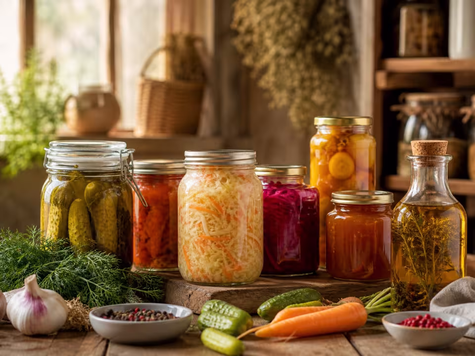Tarros, encurtidos y t&eacute;cnicas tradicionales de conservaci&oacute;n de alimentos